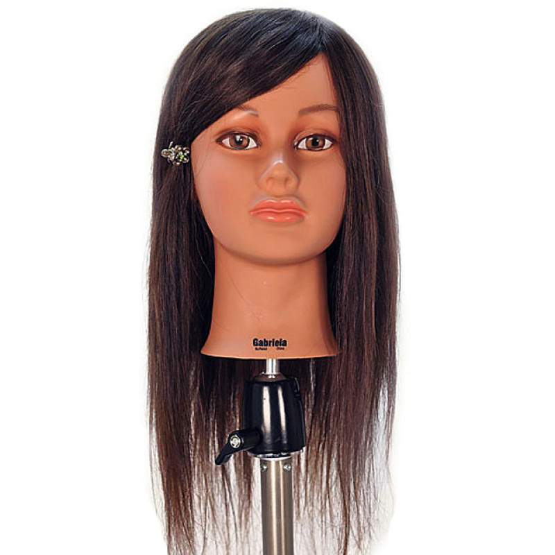 Celebrity Bridgette 100% Human Hair Brown Cosmetology Mannequin