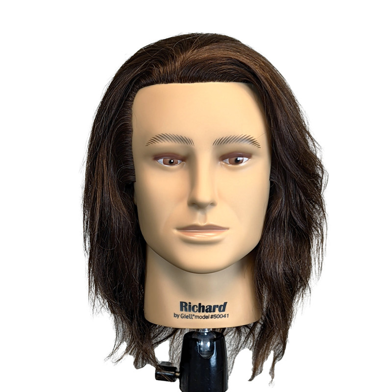 100% Human Hair Mannequin Head Man