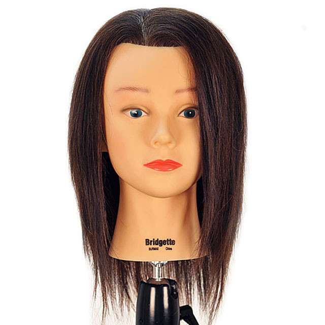 Tina Ethnic 100% Human Hair Cosmetology Mannequin Head by Celebrity at
